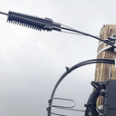 Bracket de Sujeción para Poste, 3 puntos de fijación 