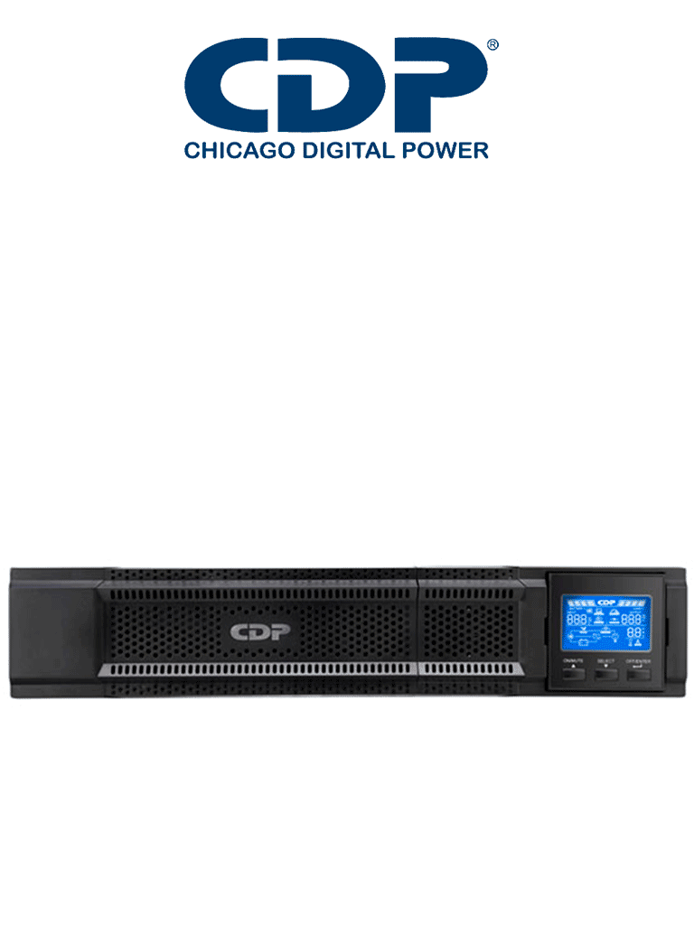 CDP UPO11-1RT AX - UPS / 1000VA / 1000W / 8 Terminales / 4 Terminales programables / Pantalla LCD / 5min. a carga completa  / SOBRE PEDIDO / 