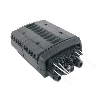 [226658] Caja de Distribución de Fibra Óptica para 24 Empalmes con 16 Acopladores SC/APC. Enterrado Directo, IP68, Splitter 1x8 Incluido con Conectores SC/APC