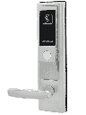 ZKTECO LH3600L - Cerradura Izquierda para Hotel con Tecnología Mifare 13.56 MHz, Compatible con Puertas de 35 a 55 mm de Grosor, Estándar Americano, con 5 Pestillos de Seguridad