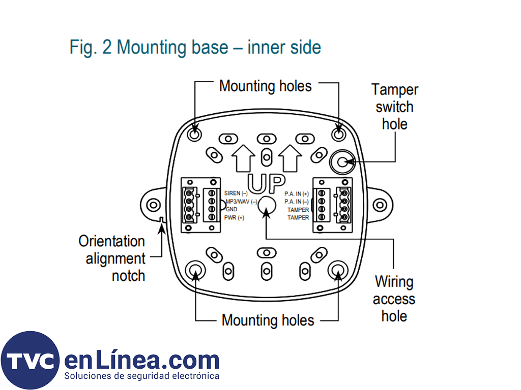 Seco-Larm SH816SSMQR- Sirena con estrobo , grabación de audios y con ópción de uso de voceo
