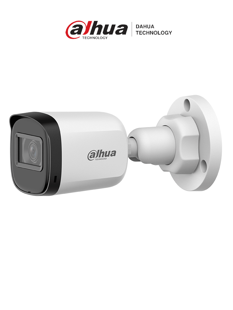 DAHUA HAC-B1A21N-U-0360B - Cámara Bullet de 2 Megapixeles/ 1080p/ Lente 3.6MM/  80° de Apertura/ Visión Nocturna IR 30mts/ Resistencia IP67/ Compatible con CVI/TVI/AHD/CVBS/ #OSD #LoNuevo