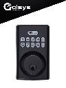 QOLSYS IQDLK-PGK-ORB Cerradura con botón pulsador - Cerradura Inteligente PowerG, color Bronce Aceitado ( OIL-RUBBED BRONZE )