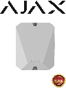 AJAX  MultiTransmitterW - Módulo de integración para conectar detectores cableados a Ajax y gestionar la seguridad a través de la app. Color Blanco (28306.62.WH3)