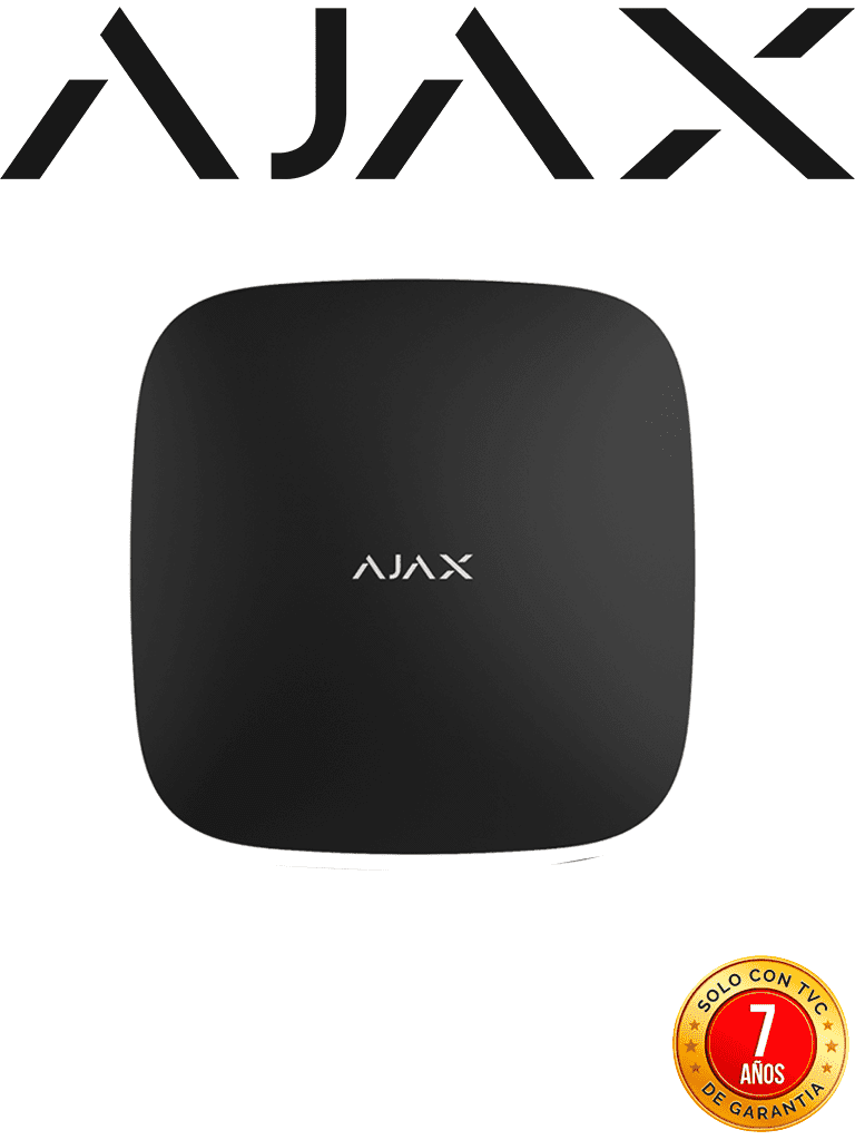 AJAX ReX 2 B- Repetidor de señal de radio con compatibilidad para verificación fotográfica. Color Negro