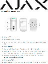 AJAX MotionCam W (PhOD) - Detector de movimiento con Verificación fotográfica y con la función de mandar imágenes sobre demanda. Color Blanco #VIVESEGURO