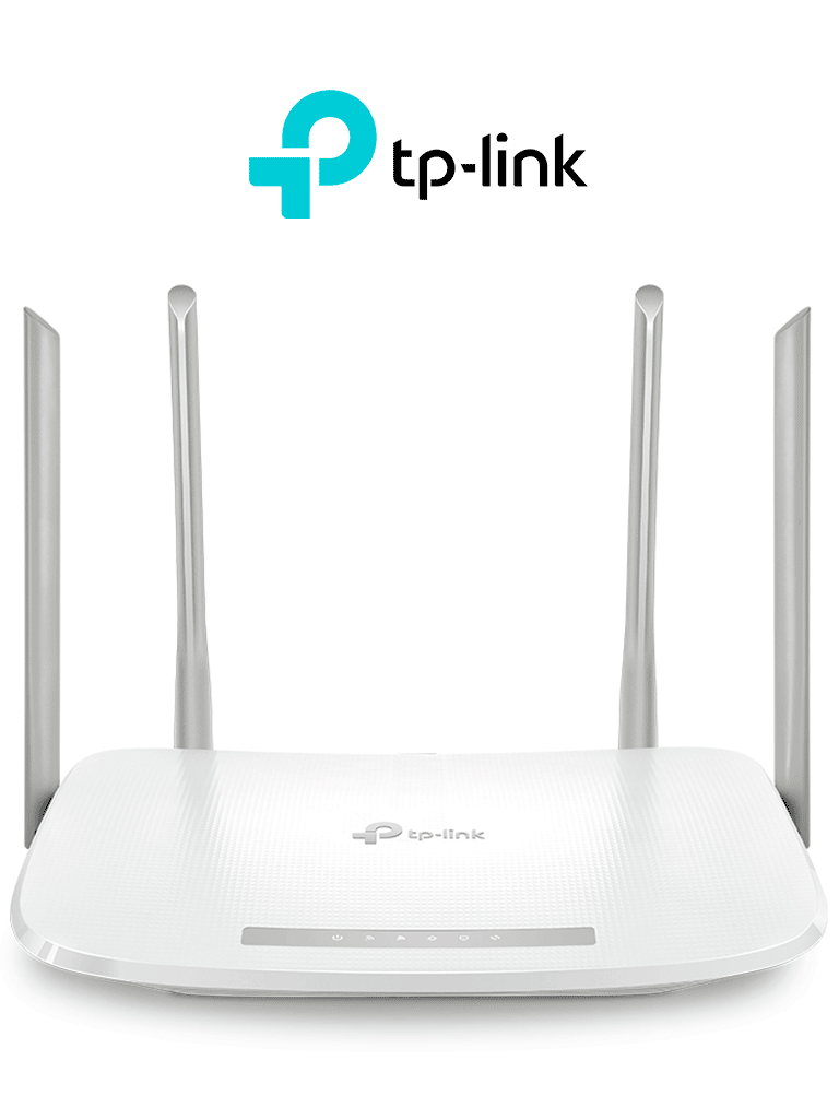TP-LINK EC220-G5 - AC1200 Wireless Dual Band Gigabit Router/ 300Mbps a 2.4GHz + 867Mbps a 5GHz/ IPv6/ 4 antenas externas omnidireccional/ 3 Puertos LAN 10/100/1000 Mbps/ 1 Puerto WAN 10/100/1000 Mbps