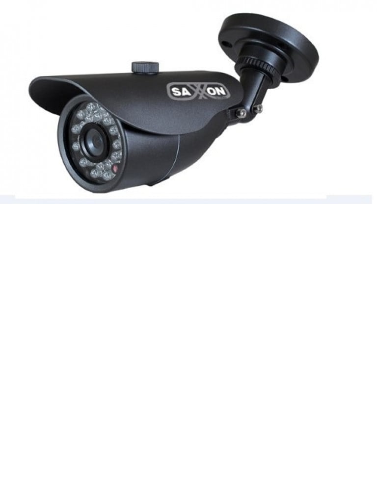 SAXXON nBFX8032B-CAMARA BULLET EXTERIOR/ 800 TVL/ CVBS/ LENTE FIJO 3.6MM/ IR 20 METROS/ SENSOR CMOS 1/3/METALICA