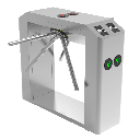 ZKTECO TS2200PRO - Torniquete Trípode Doble Carril Bidireccional / Semiautomático / Acero Inoxidable / Indicadores LED / 110V / Exterior Protegido / Requiere lectores y Panel