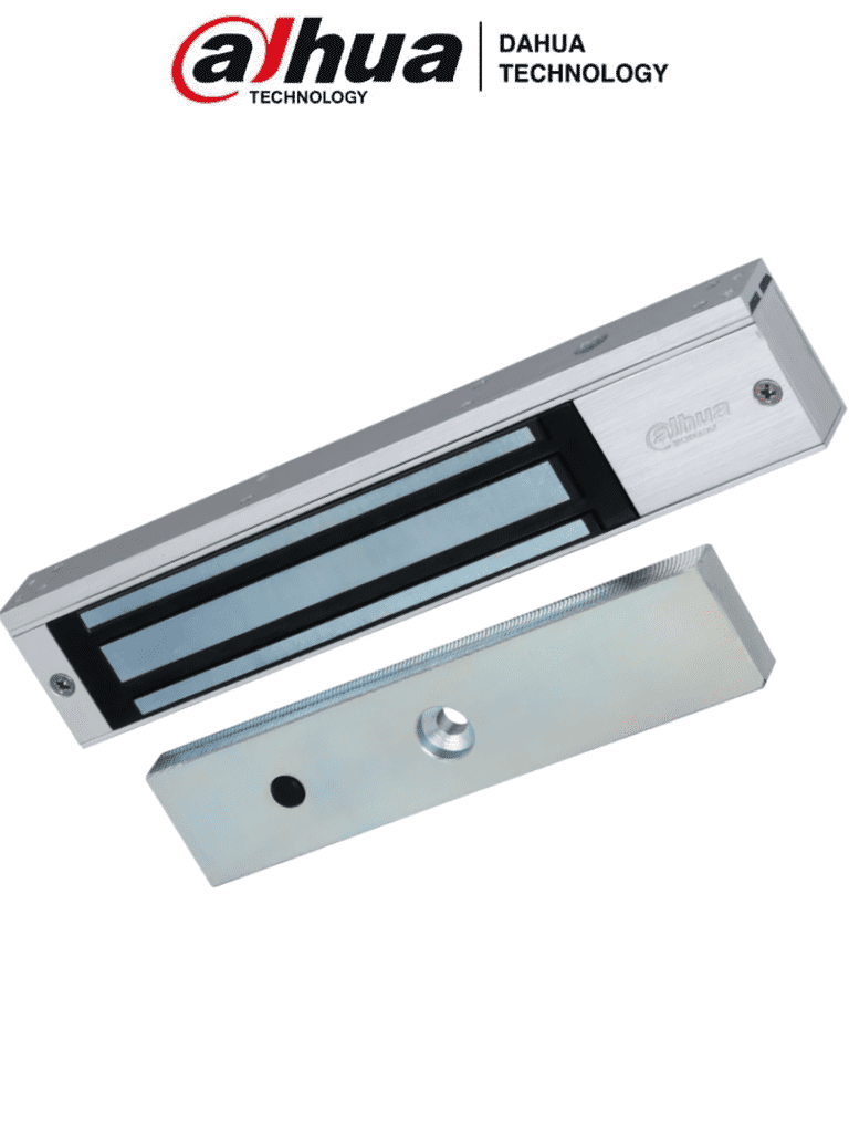 DAHUA ASF280A-V1 - Cerradura Magnetica de 600 Lbs/ 280 Kg/ Indicador de Estado LED / Material Antidesgaste y Magnetismo Anti-residual/ Aplicaciones en Puerta de Metal, Madera, Etc/ Ideal para Controles de Acceso y Videoporteros