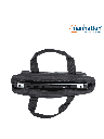 MANHATTAN 438889 Maletín para Computadora Portátil – London Acceso por la parte superior; se ajusta a la mayoría de las computadoras con pantalla amplia de hasta 15.6", Negro (Sobre Pedido)