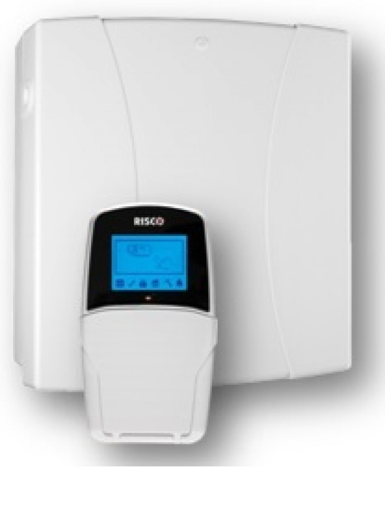 RISCO LIGHTSYS 2 - Panel de Alarma Hibrido/Modular Grado 2 / 8- 50 Zonas Cableadas-Inalambricas-BUS / Fuente de 14.40v DC / Teclado  LCD / Gabinete de Policarbonato.