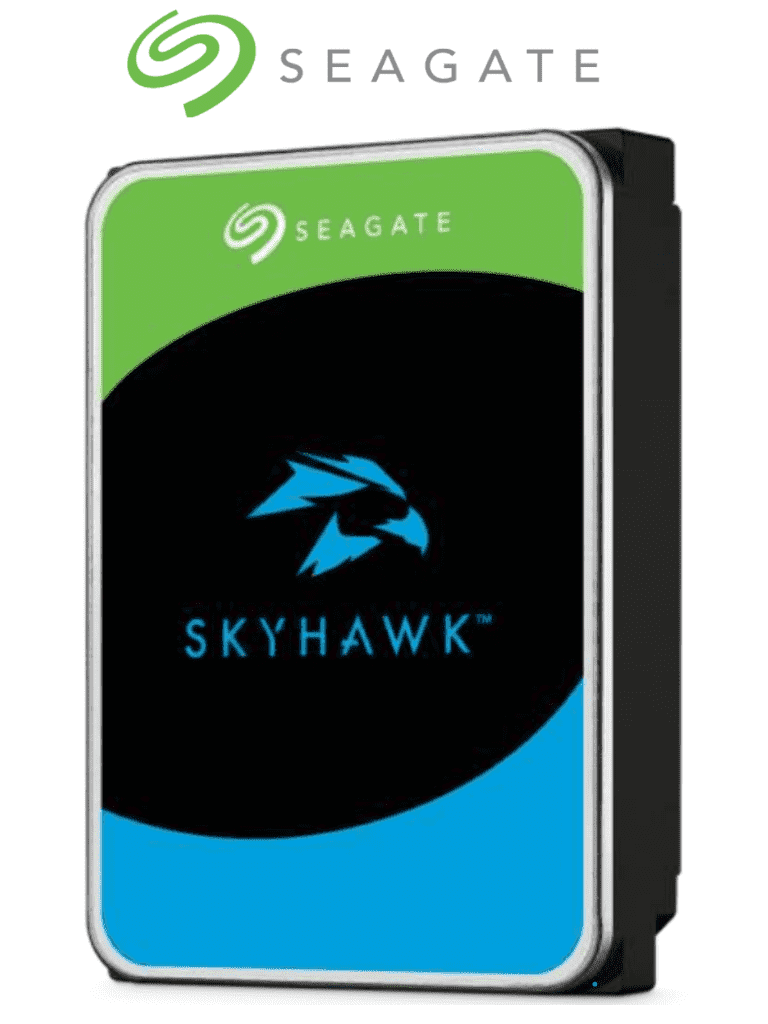 [SEA1490011] SEAGATE ST2000VX015 - Disco Duro de 2TB SkyHawk/ Para Videovigilancia/ Ideal para Trabajo 24/7/ Inteface: SATA de 6 Gb/s/ Hasta 64 Cámaras/ Hasta 8 Bahías/
