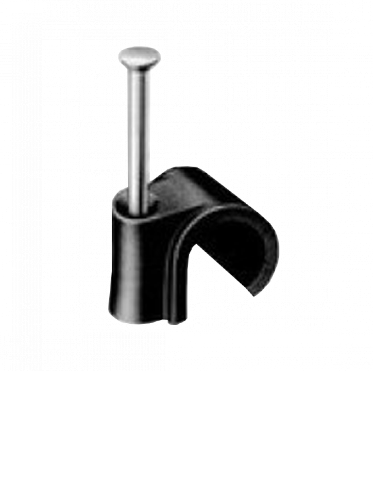 SAXXON eGRAPN32MM - Bolsa de 20 piezas / Grapa de pared / Color negro / 32  mm