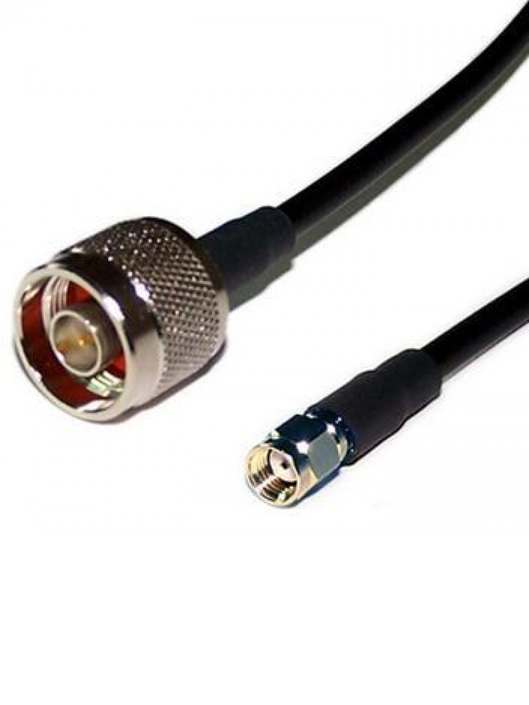 [ALF017002] ALFA dRSMAMNM - Cable con conexion de RSMA macho a tipo n macho / 2 Metros de longitud