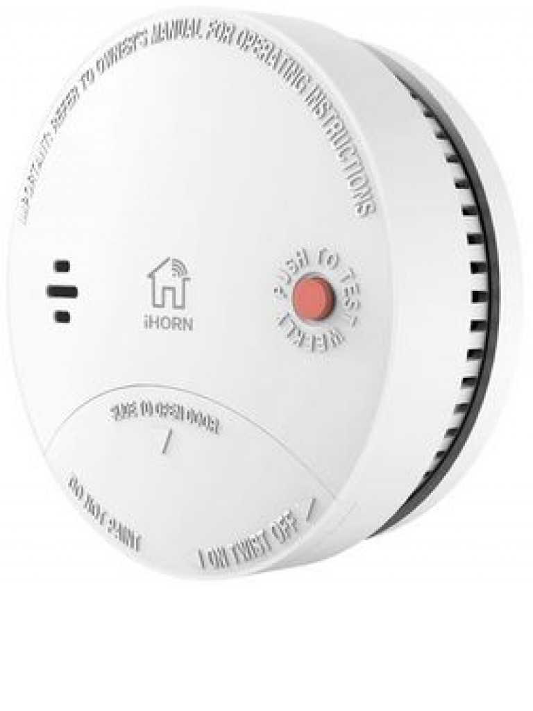 [LGH018020] IHORN LH99F - Detector de humo inalambrico / 433 Mhz / Compatible con panel de alarma ND1 y N8003