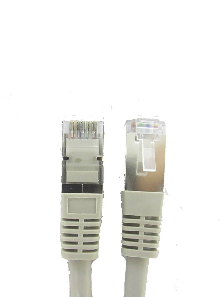 SAXXON P5E2SG - Cable patch cord UTP 2 metros / CAT 5E / Blindado / Color gris