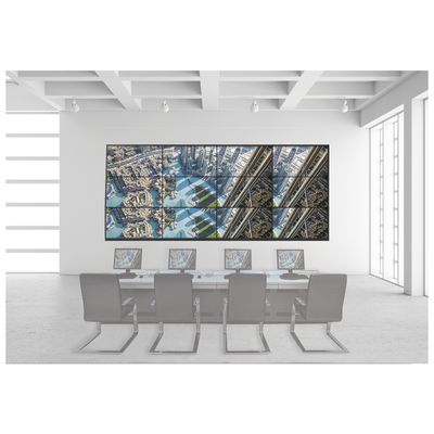 [198385] Kit Videowall 4X3 / Incluye 12 Pantallas de 55" / Decoder / Bases de Pared / Accesorios de Instalación