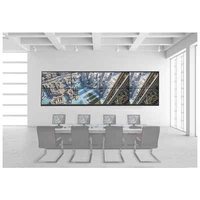 [196904] Kit Videowall 4x2 / Incluye 8 Pantallas de 55" / Decoder / Base de Pared