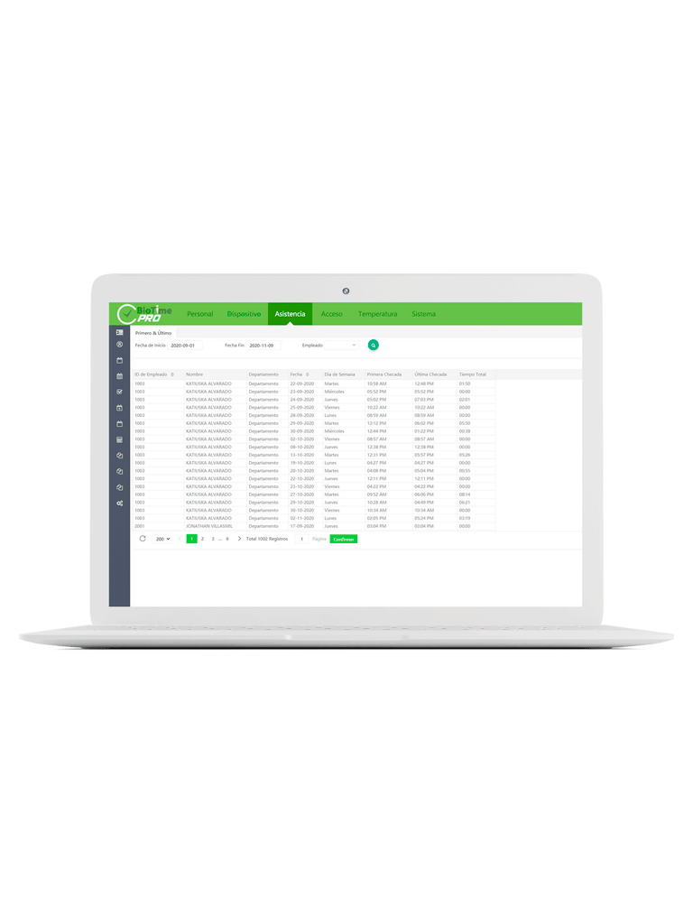 ZKTECO BIOTIMEPROPREMIUM - Licencia de Asistencia Vitalicia / Versión WEB / Para 50 terminales centralizadas / 6000 Empleados / 1 Punto para App / 5 Multicompañías