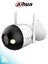 DAHUA DH-IPC-F4CN-PV-0280B - Cámara IP Bullet WiFi de 4 Megapíxeles con Dual Light, disuasión activa, audio bidireccional (micrófono y altavoz), Full Color hasta 30 metros, H.265, luz cálida, DWDR y ranura MicroSD #WiFiDahua