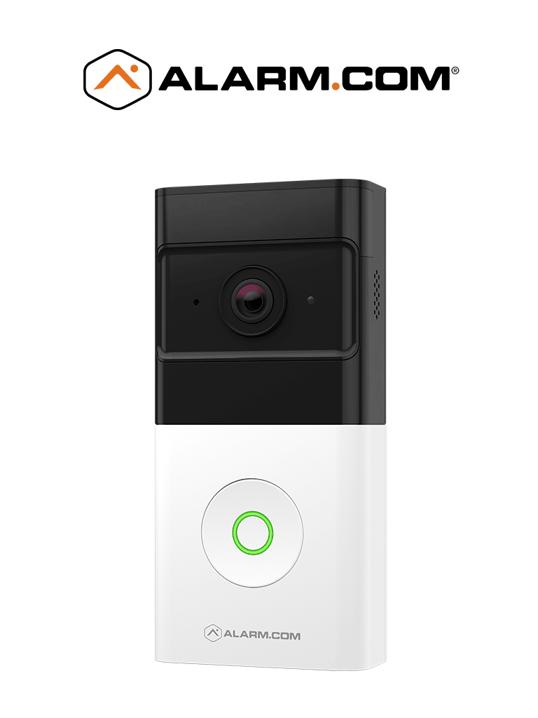ALARM.COM VDB-780B - Timbre con vídeo Inalámbrico para alarm.com /Wi-Fi / IP66 /1080P / 160° apertura horizontal. Batería incluida. #Alarm.com