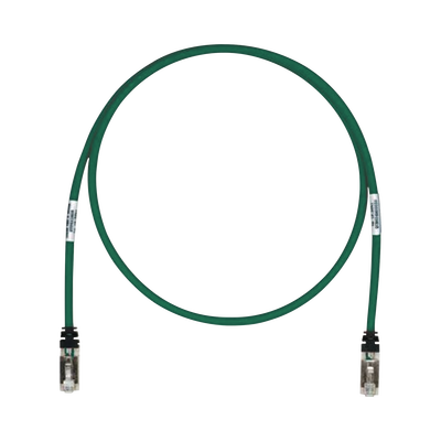 [203547] Patch Cord Cat6A, Blindado S/FTP, CM/LS0H, 7.62 Metros (25 Pies), Color Verde
