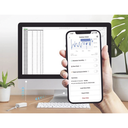 Medidor de temperatura y humedad Datos en pantalla / inalámbrico BLUETOOTH compatible con HUB SwitchBot