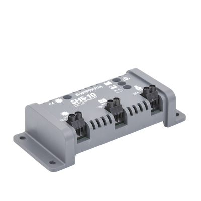 [29861] Controlador de Carga Solar PWM 10 A / 12 VCC / Desconexión Automática / IP22 / Protección Integral / Bajo Consumo 8 mA