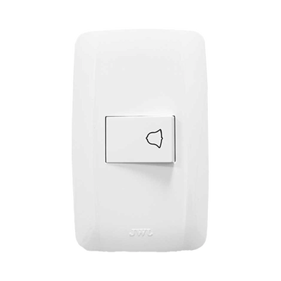 [232065] Placa con Botón Timbre / 127 V~60 Hz 10 A.