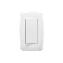 Placa con Interruptor Sencillo / 127 V 10 A /3 Módulos.