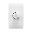 Placa con Dimmer Rotativo para Lamparas Incandescentes y/o Halógeno 300W / 127 V~ 60 Hz.