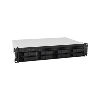 [193379] Servidor de Almacenamiento en Red RackStation RS1221+ | 8 Bahías | Expansión a 12 Bahías | CPU AMD Ryzen V1500B | 4 GB DDR4 ECC | RAID Soportado | 10/25GbE | Synology High Availability | Protección de Datos Integral.