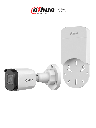 DAHUA  HAC-B1A21N-U + DH-PFA12A- Paquete de Cámara bullet de 2 MP, lente de 3.6 mm y ángulo de visión de 80°. Visión nocturna IR de 30 m, resistencia IP67. Incluye caja de conexiones PFA12A de policarbonato resistente, ideal para exteriores.