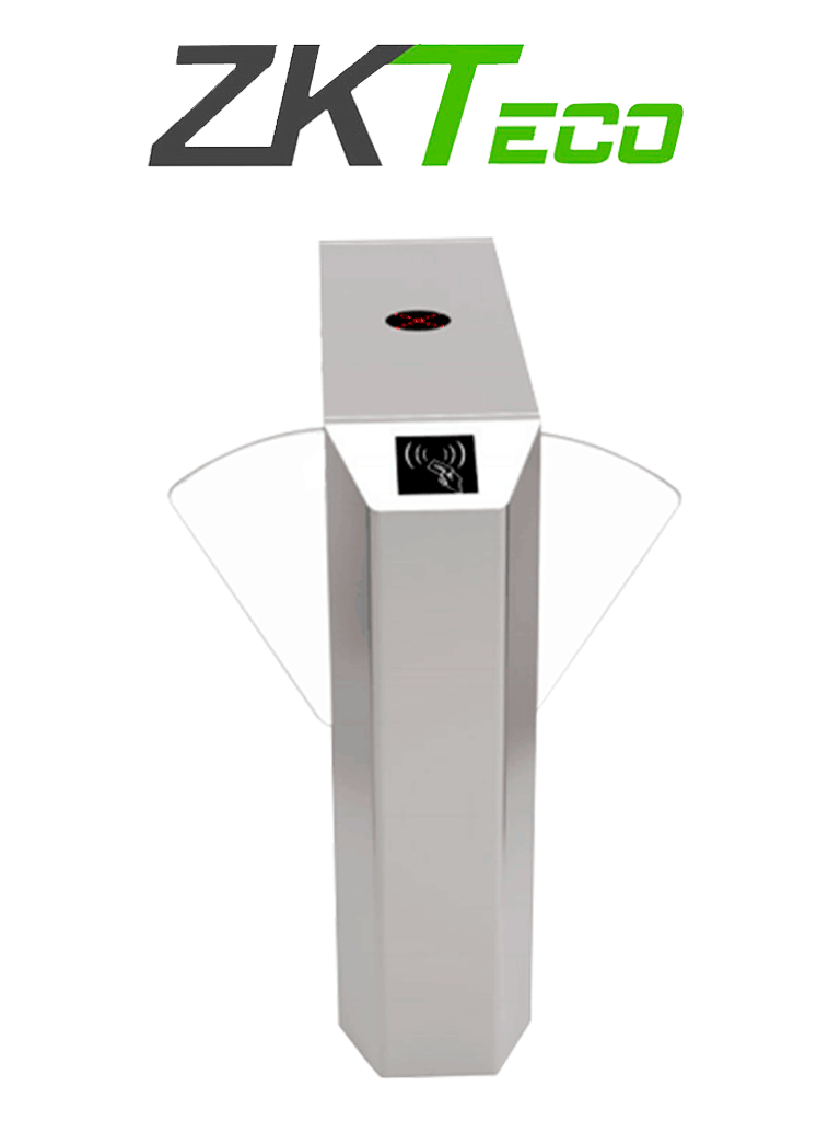 [ZKT0910024] ZKTECO FBL220 - Barrera Peatonal de Aleta Bidireccional/ Acero SUS304/ Aletas de Acrílico  / Infrarrojo de Seguridad/ 110V/ 5 millones de Ciclos/ 30 Personas x Min/ Carril 58 cm/ No cuenta con Lectores y Panel (REQUIERE BARRERA FBL200)