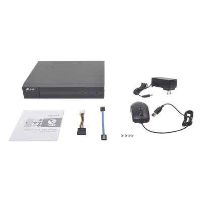 [165444] DVR 1080P Lite Pentahibrido / 8 Canales TURBOHD + 2 Canales IP / 1 Bahía de Disco Duro / H.264+ / 1 Canal de Audio / Salida de Vídeo Full HD