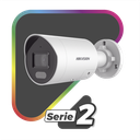 [Dual Light + ColorVu] Bala IP 8 Megapixel (4K) / Lente 2.8 mm / 40 mts IR + 40 mts Luz Blanca / Exterior IP67 / Luz Intermitente y Alerta de Audio / Micrófono Integrado / ACUSENSE (Filtro de Falsas Alarmas) / Metal / ACUSEARCH