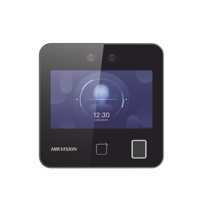 [233496] Terminal Min Moe WiFi / Touch de Reconocimiento Facial y Huella con Batería de Respaldo Incluida / ASISTENCIA y Control de ACCESO / 1500 Rostros, 3,000 Huellas y 3,000 tarjetas /  Lee códigos QR / Videoportero / Detección de Cubreboca