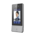 Videoportero IP 2 Megapixel / Llamada y Apertura Remota desde App Hik-Connect / Reconocimiento Facial / Panel touch 4.3"/ Exterior IP65 + Antivandalico IK08 / Botón mecanico de llamada / PoE / 1 Departamento / Apertura con Tarjeta, Codigo PIN 