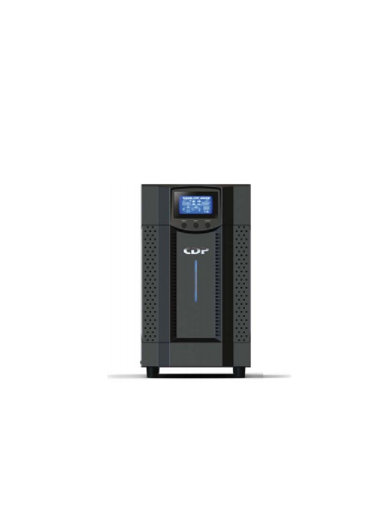 [CDP2300035] CDP UPO11-3 AXi - UPS online de 3000VA y 3000W con voltaje de entrada 220VCA, 8 terminales de salida, 6 baterías de 12V a 9AH, 5 min. respaldo a carga completa