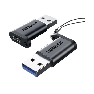[228696] Adaptador USB 3.1 Tipo C a USB-A 3.0 |Carga y Sincronización de Datos | Admite Corriente de 3A | Transferencia de hasta 5 Gbps | Amplia Compatibilidad | Chip VL160 | Caja de Aluminio | Color Negro.