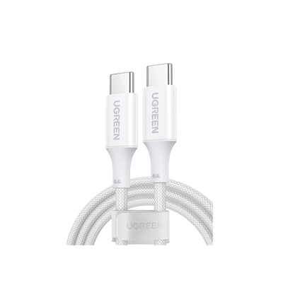 [227385] Cable USB-C a USB-C | 2 Metros | Potencia de Carga 100W | 20V 5A | PD3.0 | QC4.0/3.0/2.0 | FPC | AFC | 480 Mbps | Chip E-Market | Compatible con IPhone 15 | Carcasa de Aluminio | Nylon Trenzado.
