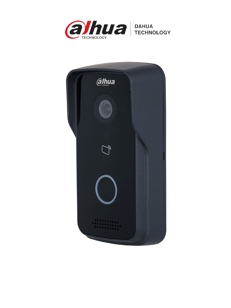 DAHUA DHI-VTO2111D-P-S3 - Frente de Calle de Videoportero IP/ Alámbrico/   Angulo Visión 107 Grados con WDR / Soporta Apertura de Puerta por APP, Tarjeta y desde Monitor/ Uso Exterior IP65/ PoE/ Soporta Hasta 10 Monitores/ #LoNuevo