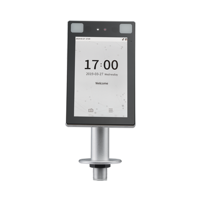 [184438] Lector de Rostros para Control de Acceso de uso rudo a prueba de Impactos / Exterior IP68 / Acepta Selfies / Reconocimiento a 2.5 metros / ADMS GRATIS / Montaje sobre torniquete