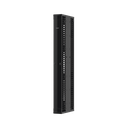 Organizador Vertical PatchRunner™ Mejorado, Doble (Frontal y Posterior), Para Rack Abierto de 45 Unidades, 12in de Ancho, Color Negro