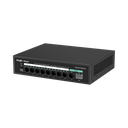 Switch PoE+ no Administrable, hasta 120 Watts, no administrable, 8 puertos PoE+, 2 Uplink Gigabit Ge / SFP