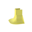 Accesorio de Control de Radio de Curvatura, Para Bajadas de Cable con Canaletas FiberRunner 2x2, Color Amarillo