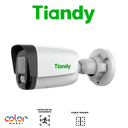 TIANDY 4MP LITE COLORMAKER MAX Cámara bala lente fijo - 2.8mm - DORI 56m - Metal y Policarbonato - Micrófono - PoE - Soporta microSD - IP67