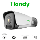 TIANDY 5MP PRO SUPER STARLIGHT Cámara Bala lente motorizado - 2.7mm 13.5mm - IR 80m - Metal - Micrófono y Speaker - PoE - IP67 - IK10