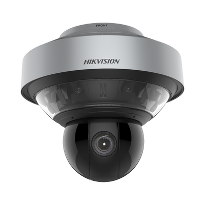 PanoVu Series / 1 PTZ 40X Zoom (4 Megapixel) + 8 Lentes 2.8 mm (360° / 32 Megapixel) / Posicionamiento 3D / Autoseguimiento 3.0 / Deep Learning / IP67 / IK10 / WDR 120 dB / Micro SD